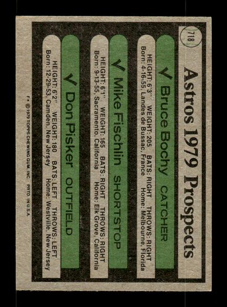 1979 Topps #718 Astros 1979 Prospects EXMT PACK FRESH HOF-10004795