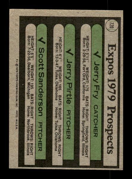 1979 Topps #720 Expos 1979 Prospects EXMT PACK FRESH HOF-10004797