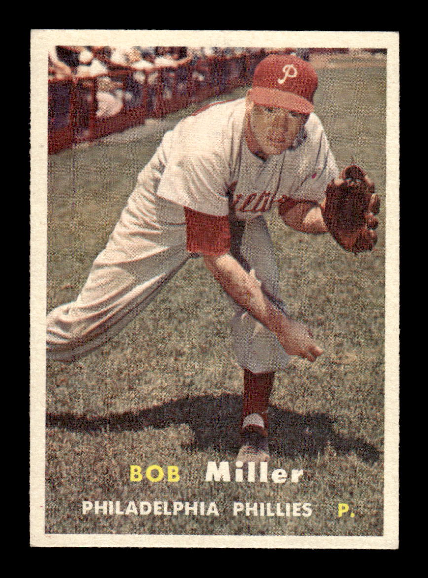 1957 Topps #46 Bob Miller EX - EXMT HOF-10004831