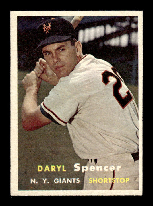 1957 Topps #49 Daryl Spencer EX - EXMT HOF-10004833
