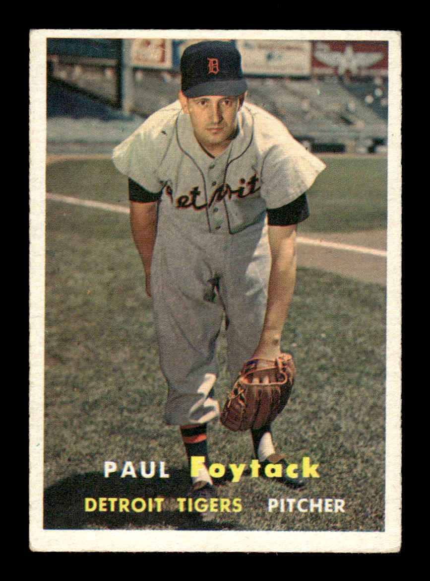 1957 Topps #77 Paul Foytack EX - EXMT HOF-10004867