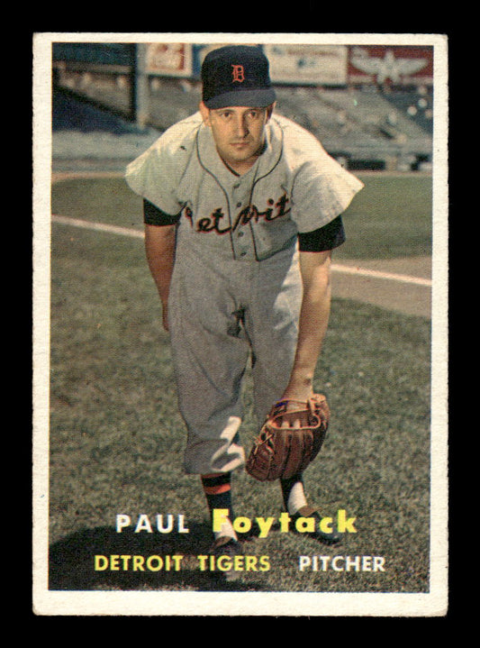 1957 Topps #77 Paul Foytack EX - EXMT HOF-10004867