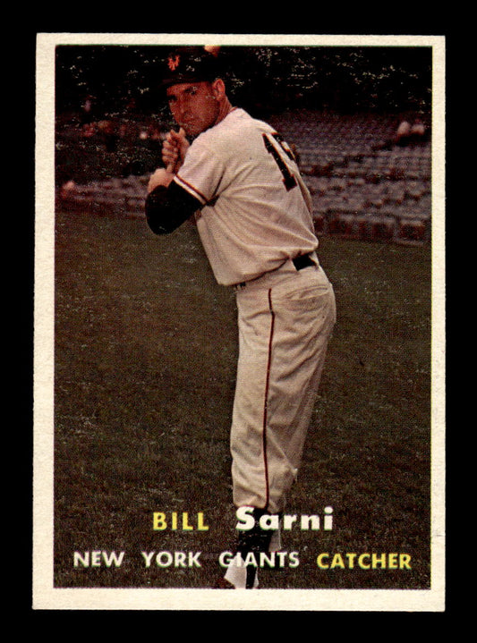 1957 Topps #86 Bill Sarni EX - EXMT HOF-10004873