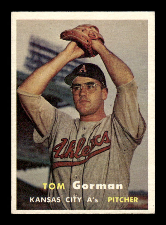 1957 Topps #87 Tom Gorman EX - EXMT HOF-10004874
