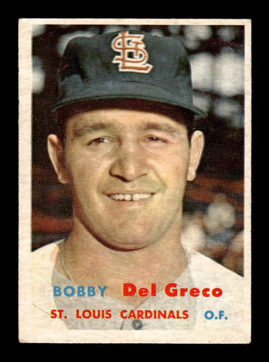1957 Topps #94 Bobby Del Greco EX - EXMT HOF-10004882