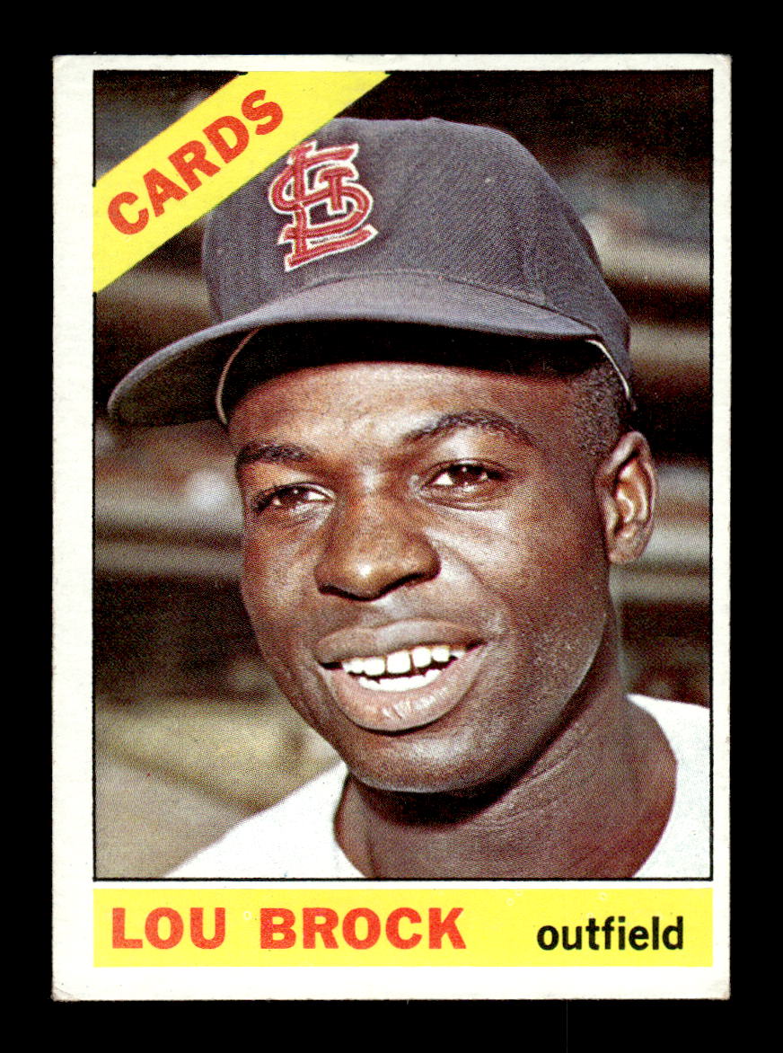 1966 Topps #125 Lou Brock VGEX HOF-10004899