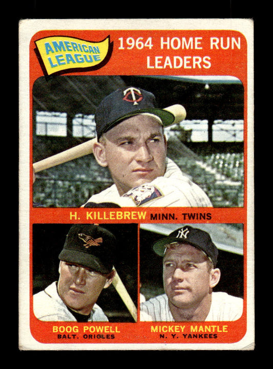 1965 Topps #3 Mickey Mantle Very Good HOF-10004903