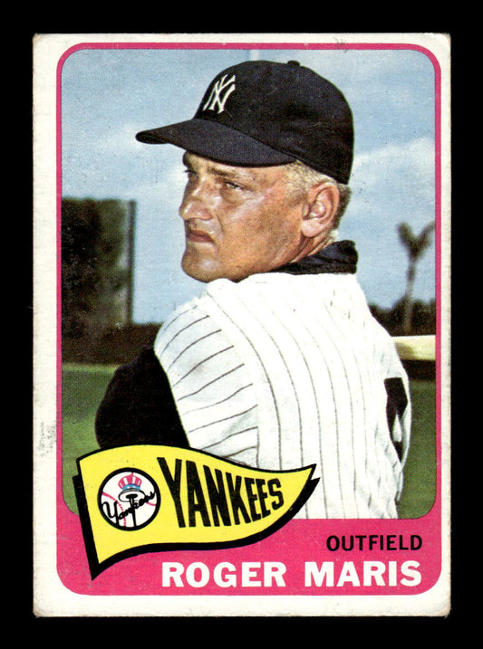 1965 Topps #155 Roger Maris Very Good HOF-10004909