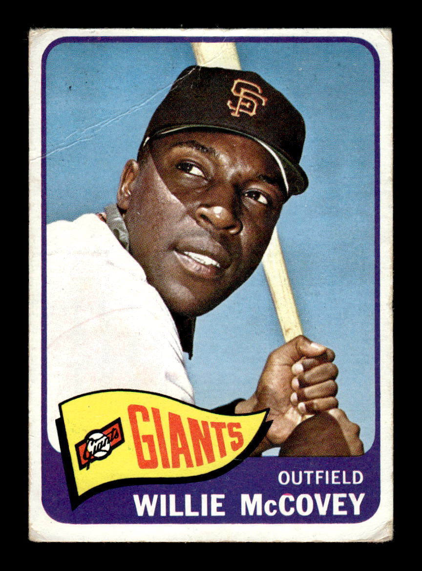 1965 Topps #176 Willie McCovey Filler HOF-10004912