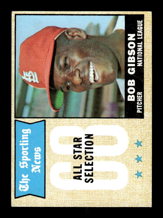 1968 Topps #378 Bob Gibson VGEX HOF-10004930
