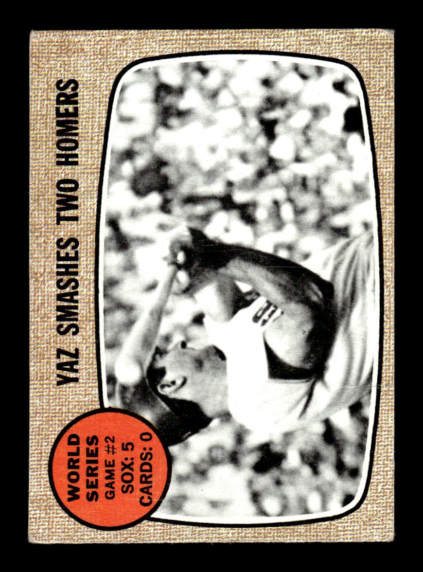 1968 Topps #152 World Series Game #2 - Yaz Very Good HOF-10004948