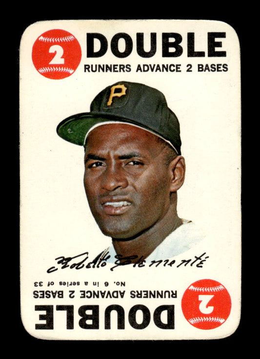 1968 Topps #6 Roberto Clemente Game Excellent HOF-10004959