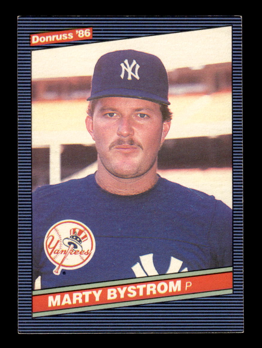 1986 Donruss #591 Marty Bystrom HOF-10004976