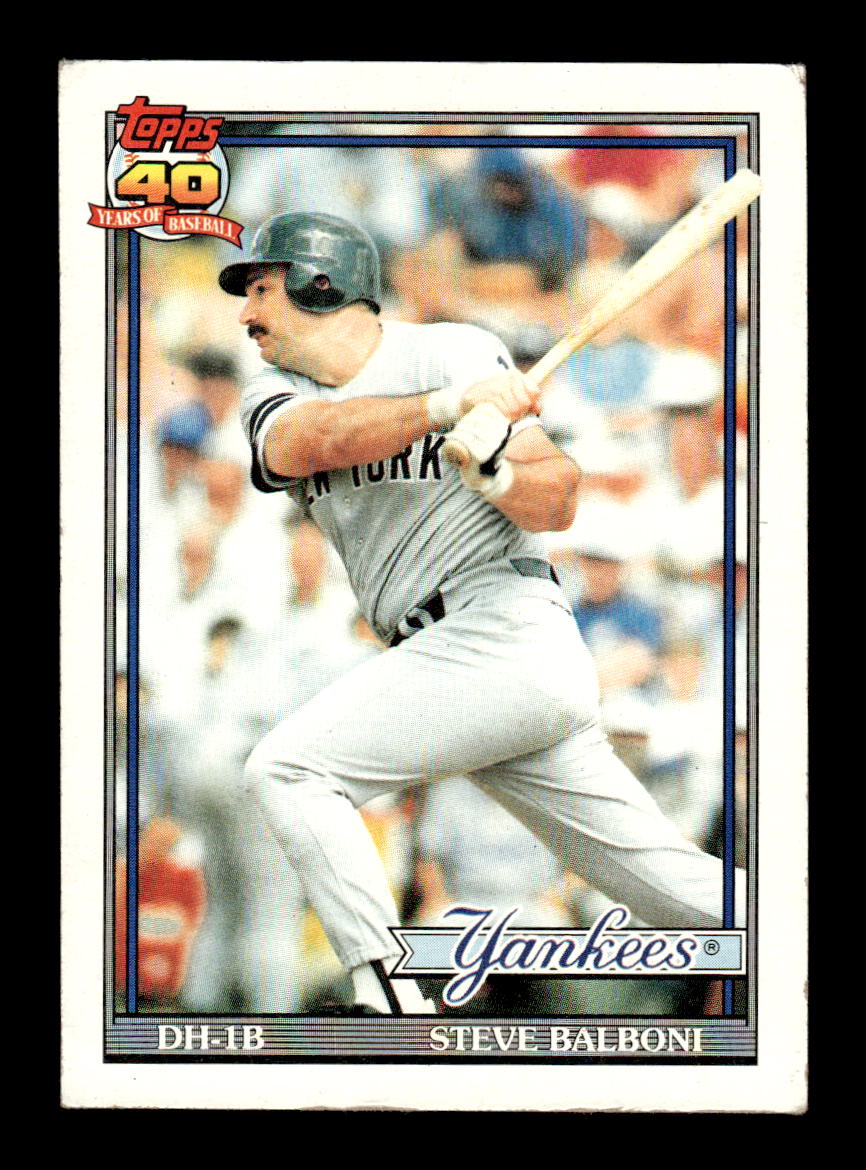 1991 Topps #511b Steve Balboni HOF-10004995
