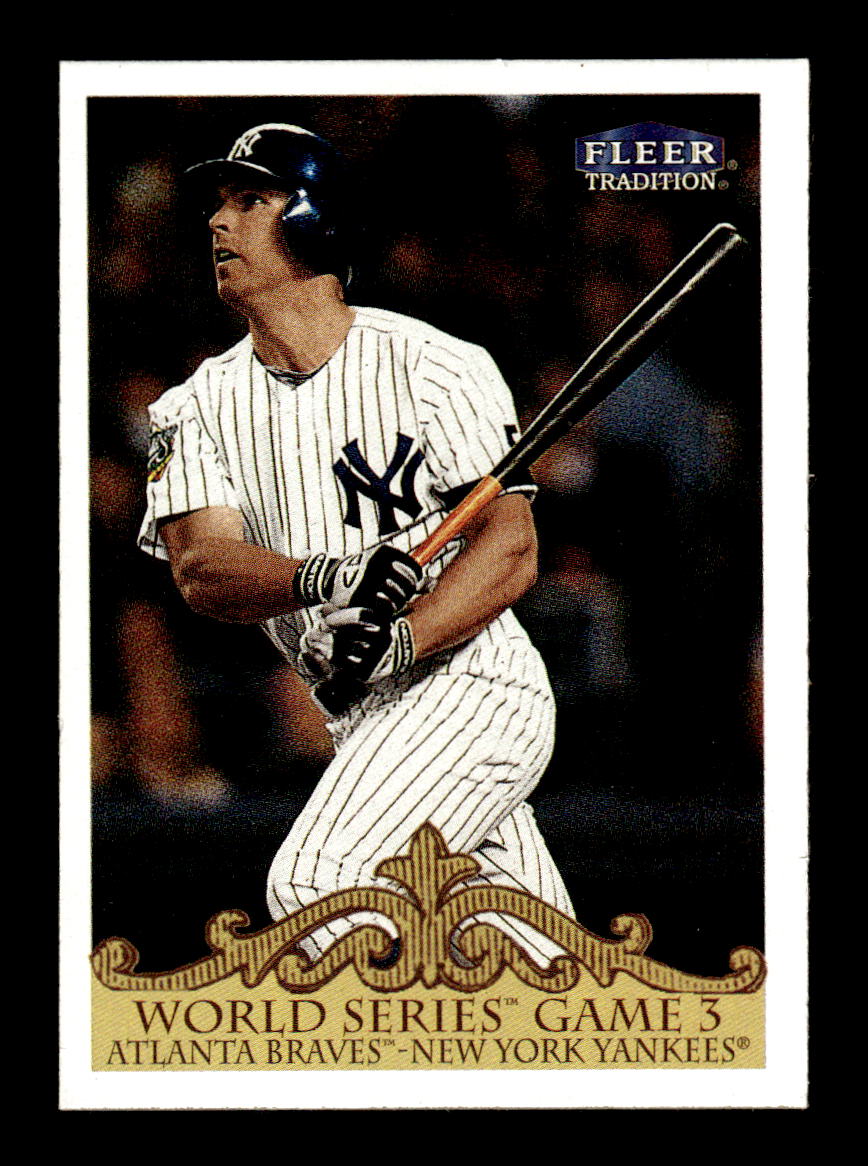 2000 Fleer Tradition #449 World Series Game 3 (Braves/Yankees) WS HOF-10005027