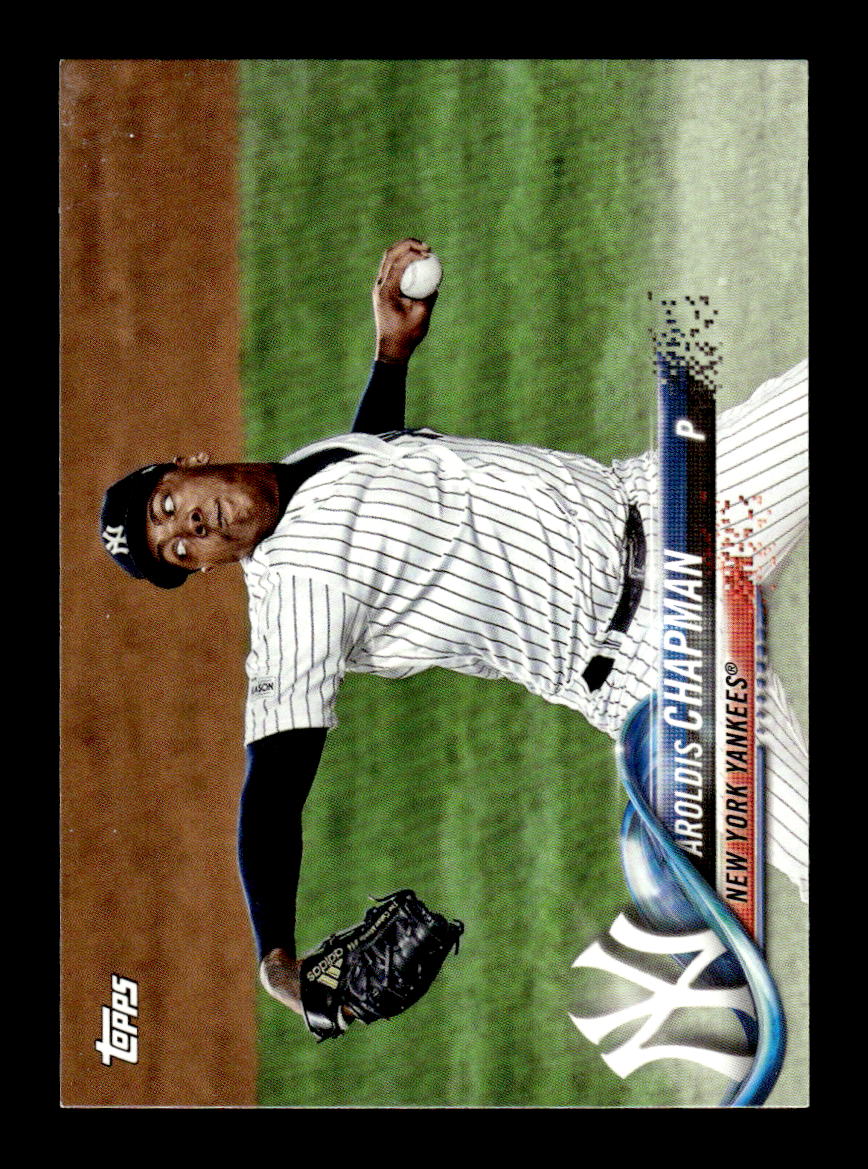 2018 Topps Holiday #HMW119 Aroldis Chapman HOF-10005032