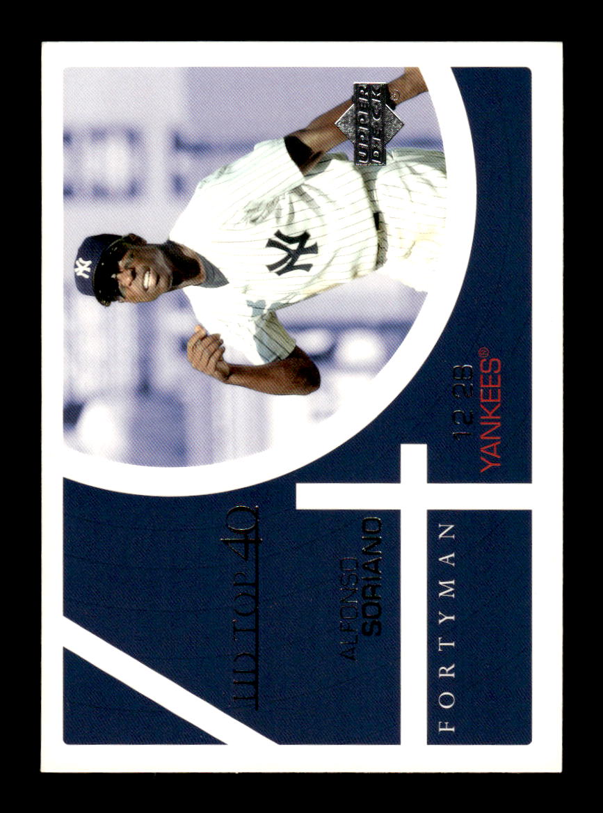 2003 Upper Deck 40-Man #851 Alfonso Soriano HOF-10005037