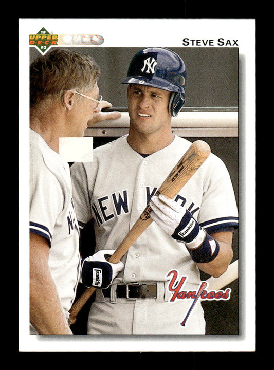 1992 Upper Deck #358 Steve Sax HOF-10005041