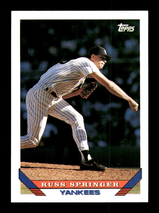 1993 Topps Micro #686 Russ Springer HOF-10005052