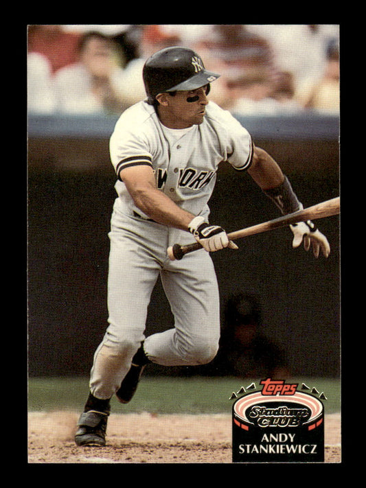 1992 Stadium Club #725 Andy Stankiewicz HOF-10005056