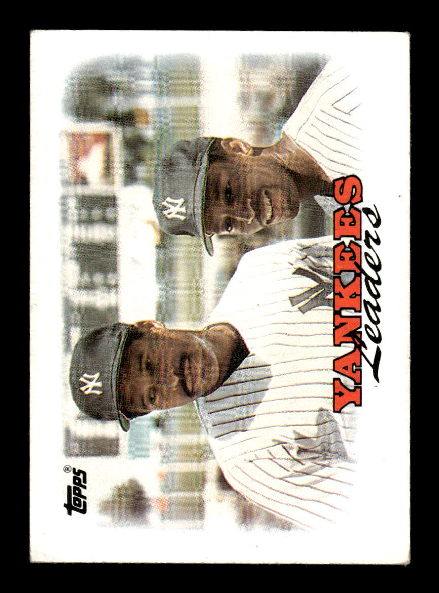 1988 Topps #459 Yankees Leaders HOF-10005058