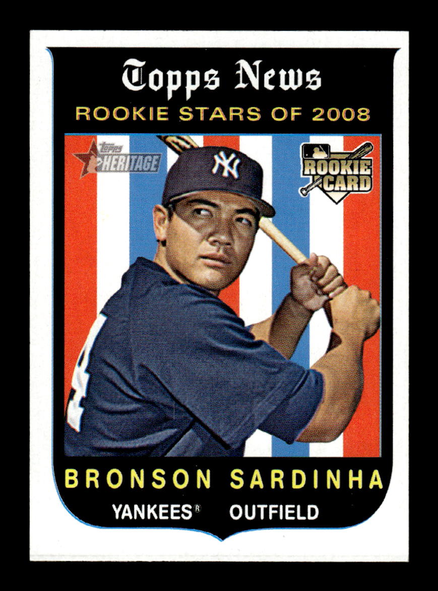 2008 Topps Heritage #140 Bronson Sardinha HOF-10005060