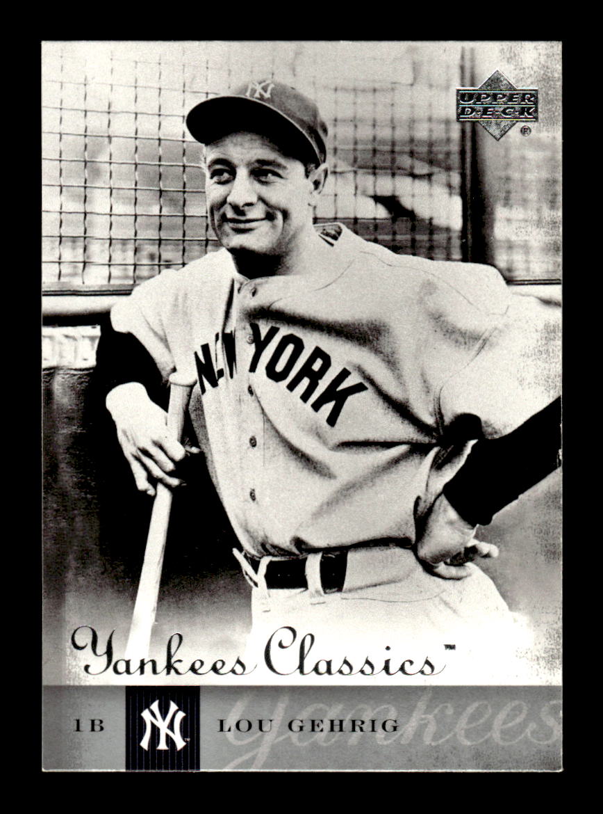 2004 Upper Deck Yankees Classics #80 Lou Gehrig HOF-10005073