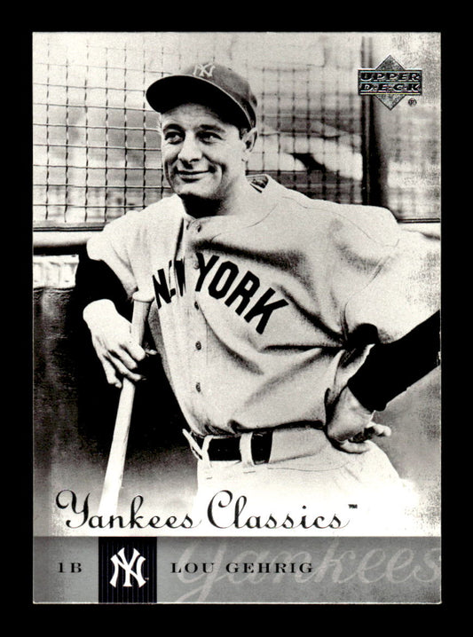 2004 Upper Deck Yankees Classics #80 Lou Gehrig HOF-10005073