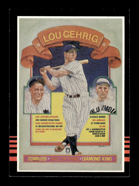 1985 Donruss #635 Lou Gehrig HOF-10005076