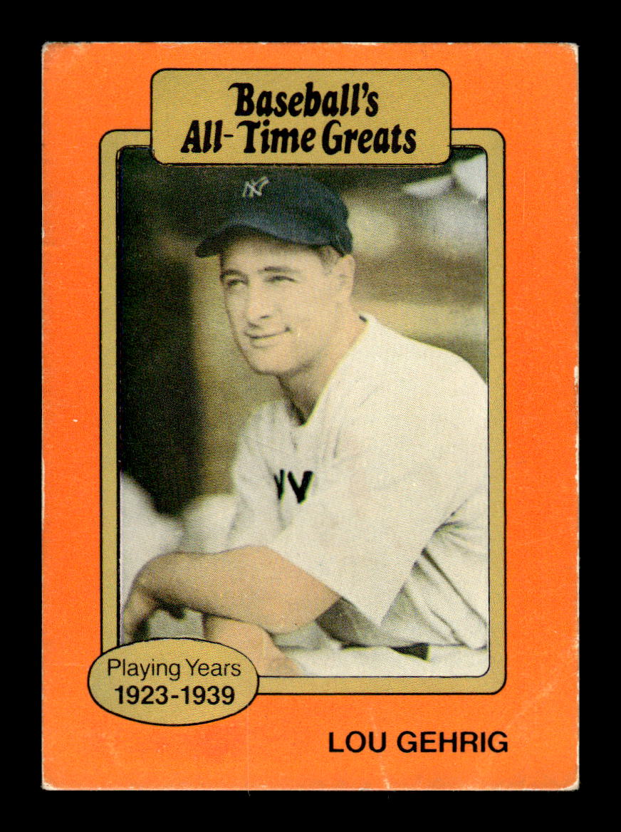 1987 Hygrade All-Time Greats #NNO Lou Gehrig HOF-10005079