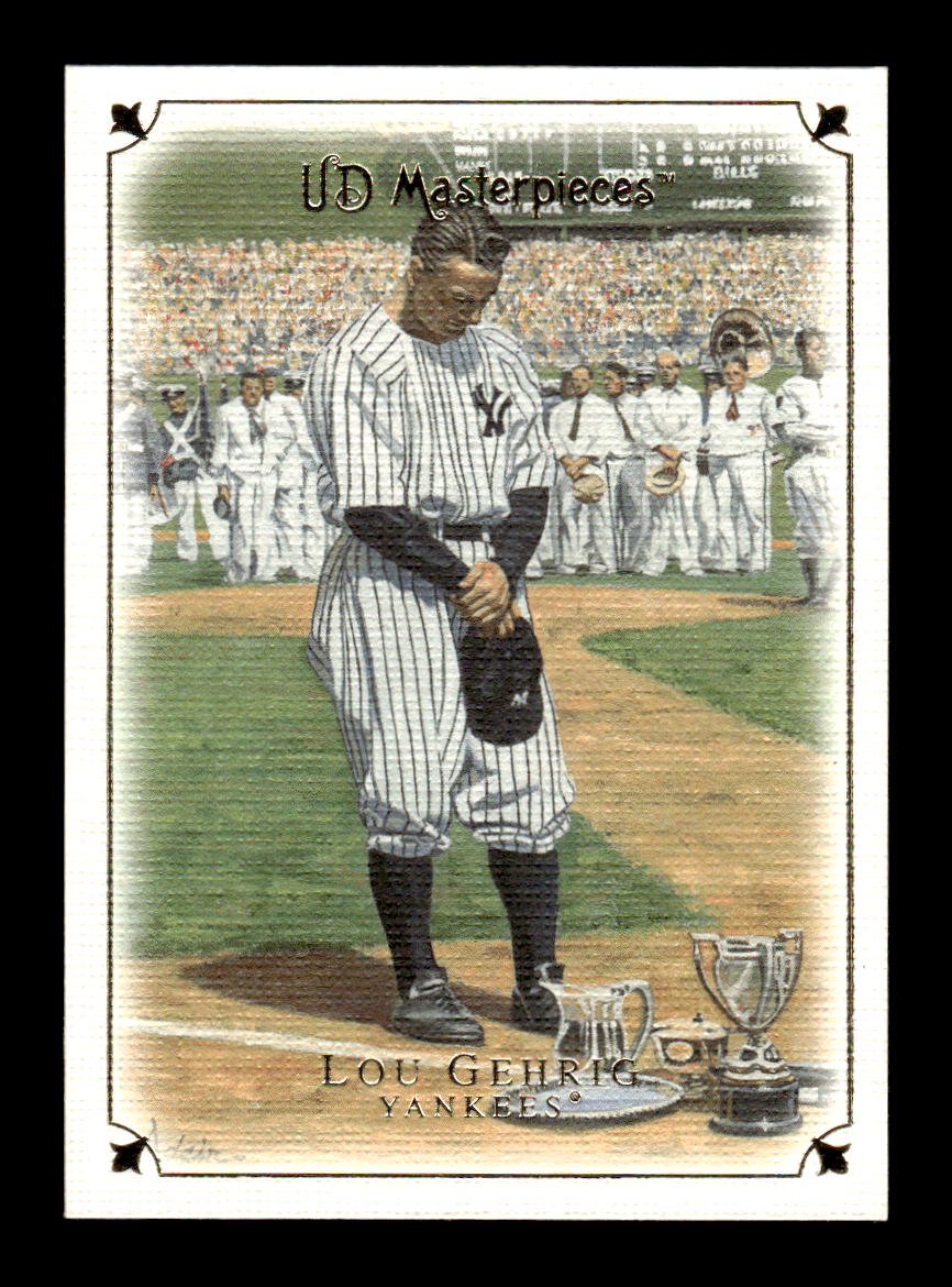 2007 Upper Deck Masterpieces #8 Lou Gehrig HOF-10005080