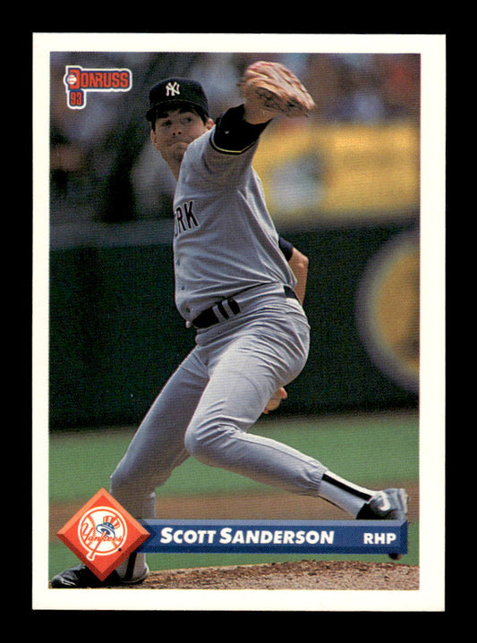 1993 Donruss #726 Scott Sanderson HOF-10005086