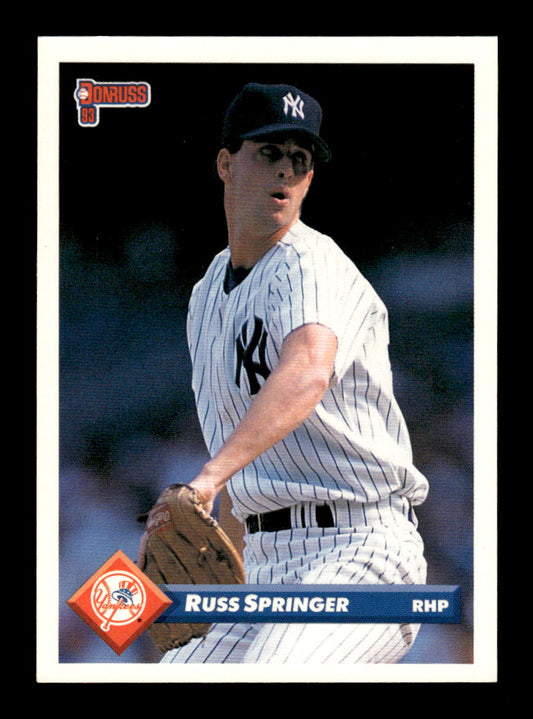 1993 Donruss #285 Russ Springer HOF-10005090