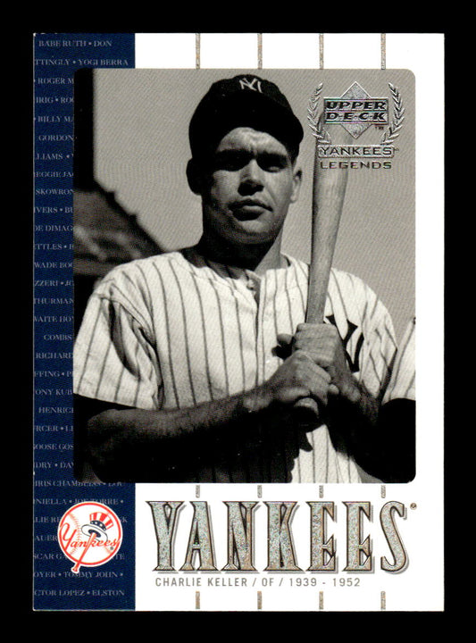 2000 Upper Deck Yankees Legends #38 Charlie Keller HOF-10005093