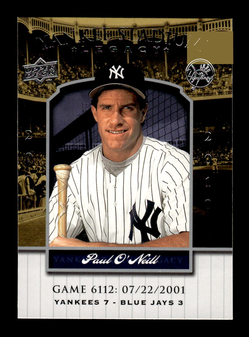 2008 Upper Deck Yankee Stadium Legacy #6109 Paul O'Neill HOF-10005097