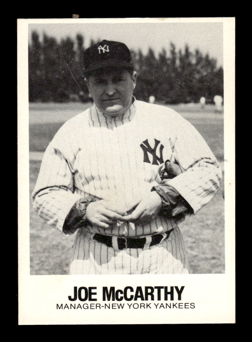 1977-84 Galasso Glossy Greats #70 Joe McCarthy HOF-10005104