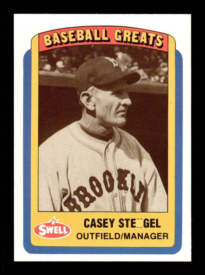 1990 Swell Baseball Greats #40 Casey Stengel HOF-10005119