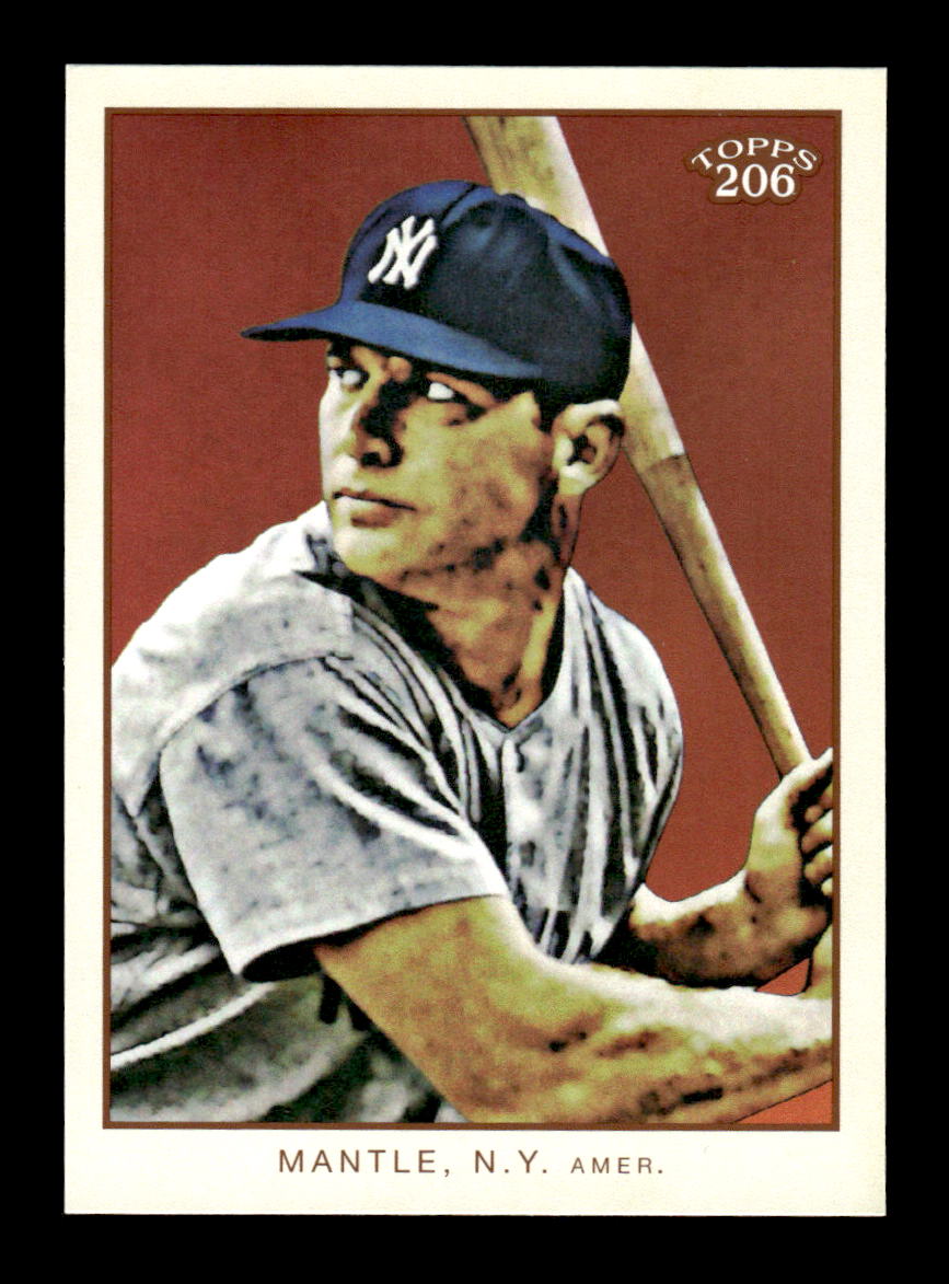 2009 Topps 206 #7 Mickey Mantle HOF-10005130