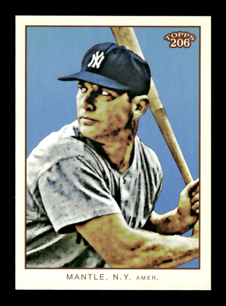 2009 Topps 206 #3 Mickey Mantle HOF-10005131