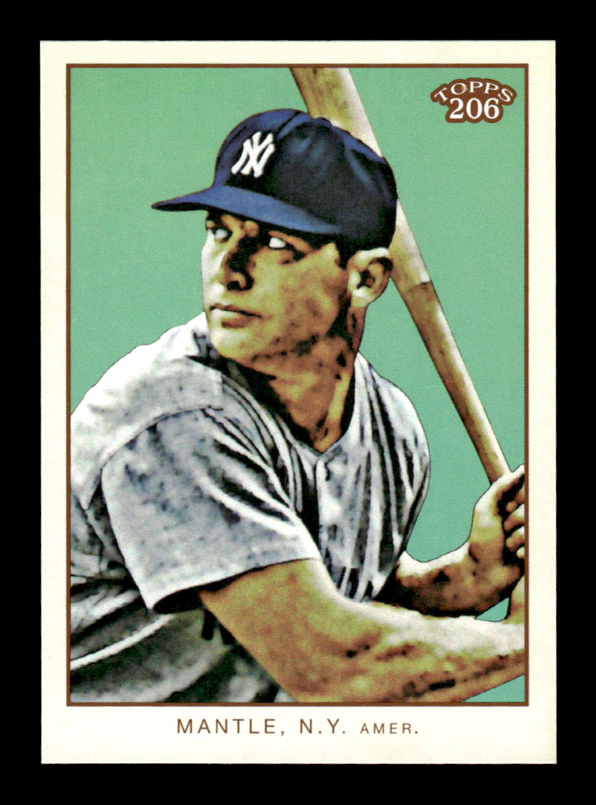2009 Topps 206 #5 Mickey Mantle HOF-10005133
