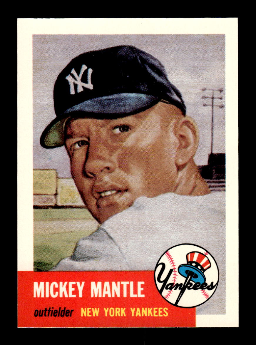 1991 Topps Archives 1953 #82 Mickey Mantle HOF-10005134