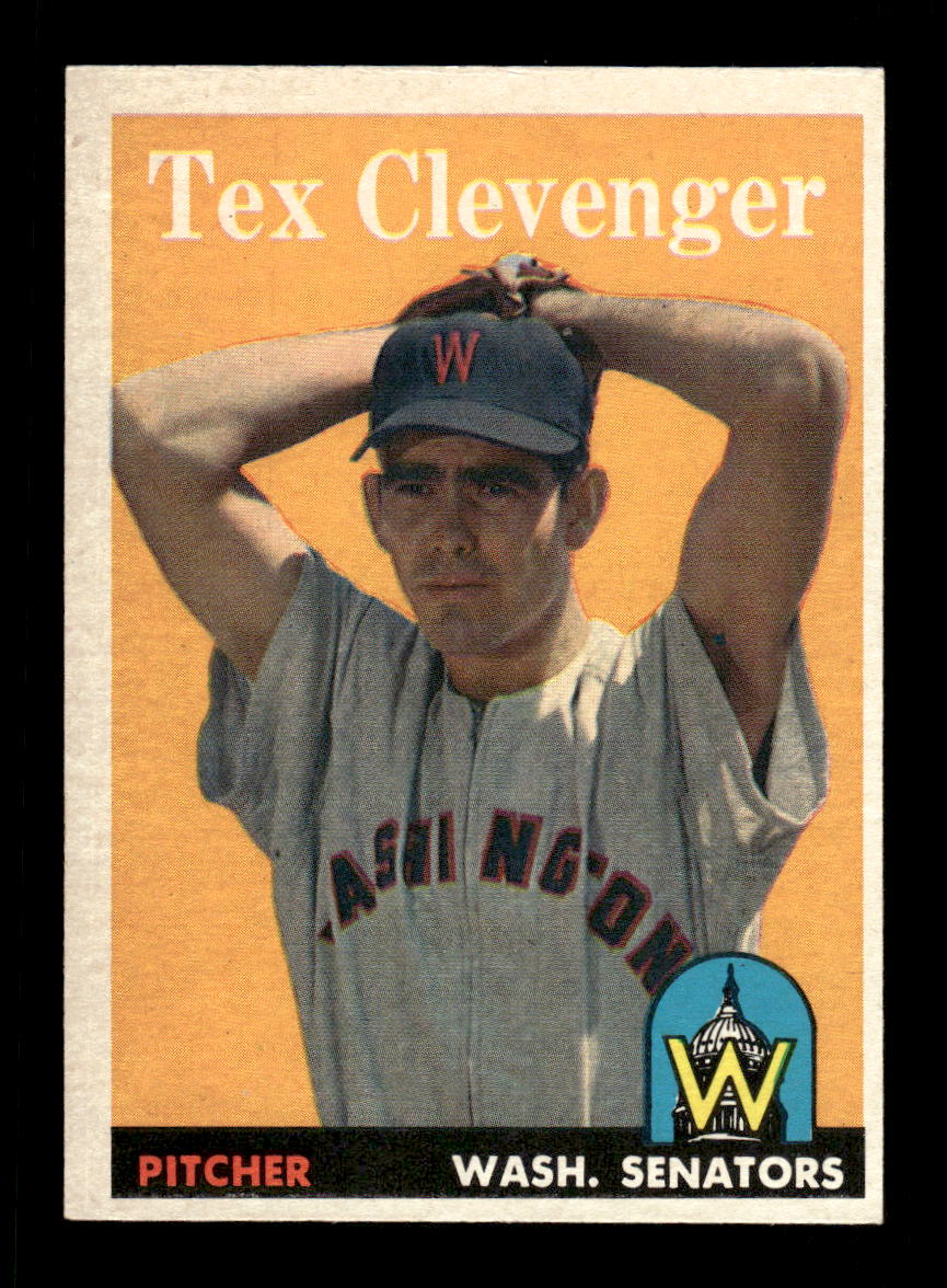 1958 Topps #31 Tex Clevenger Excellent HOF-10005143