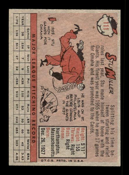 1958 Topps #335 Ruben Gomez Excellent HOF-10005151