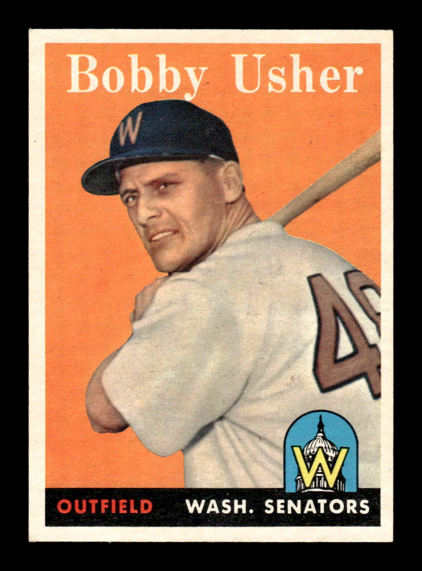 1958 Topps #124 Bobby Usher Excellent HOF-10005163