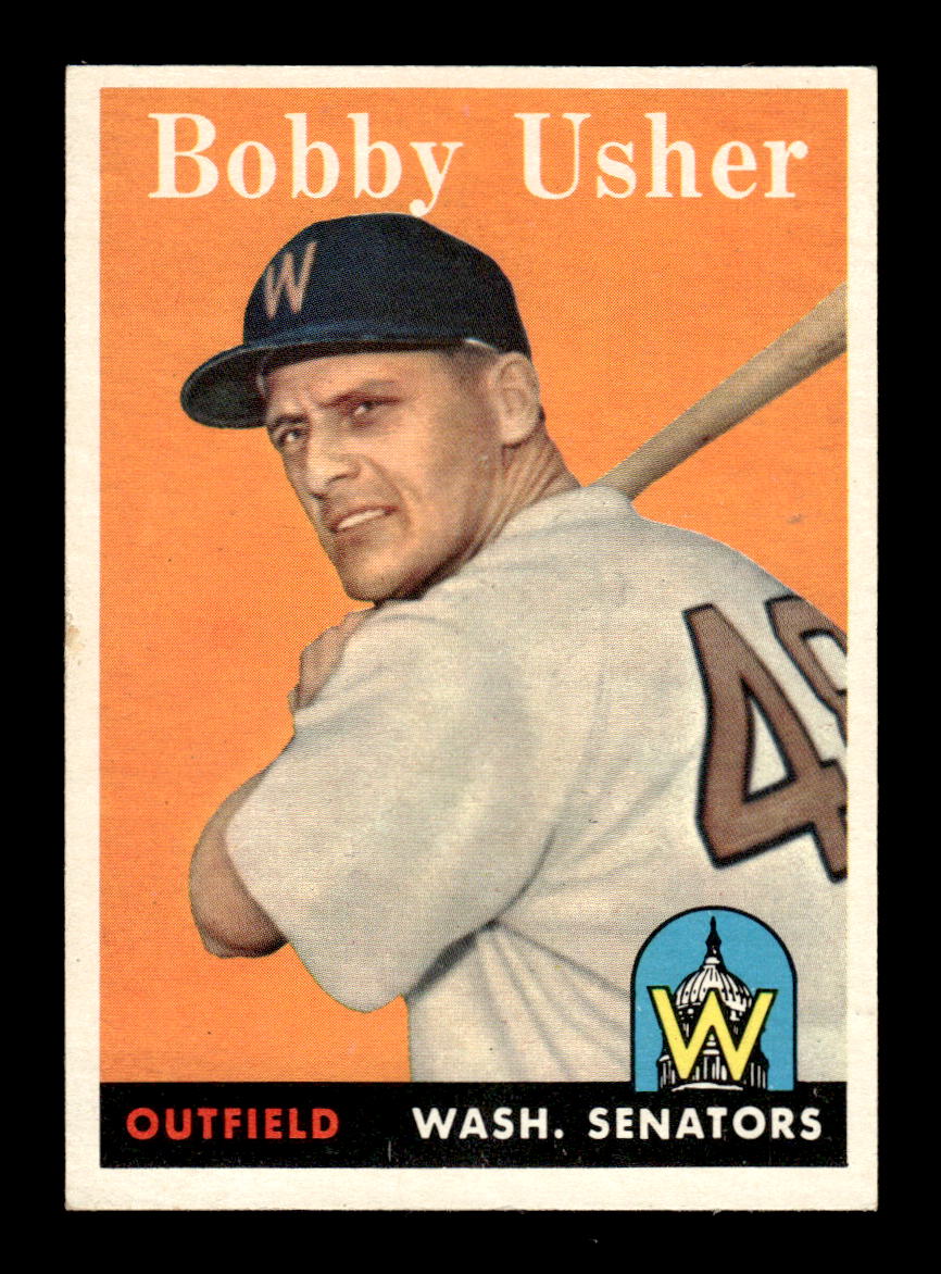 1958 Topps #124 Bobby Usher Excellent HOF-10005166