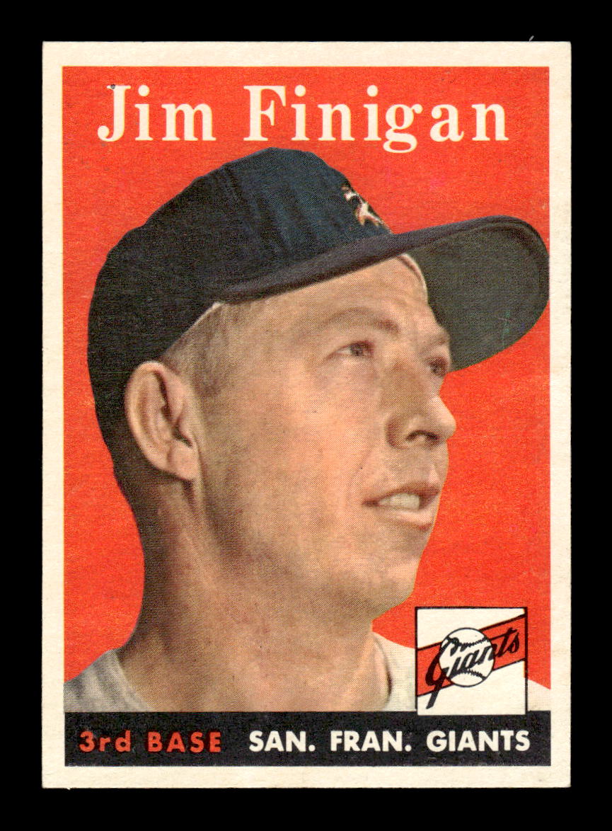 1958 Topps #136 Jim Finigan Excellent HOF-10005173