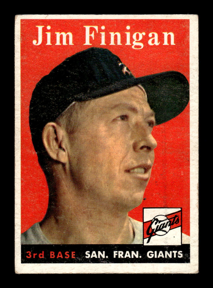 1958 Topps #136 Jim Finigan Excellent HOF-10005174