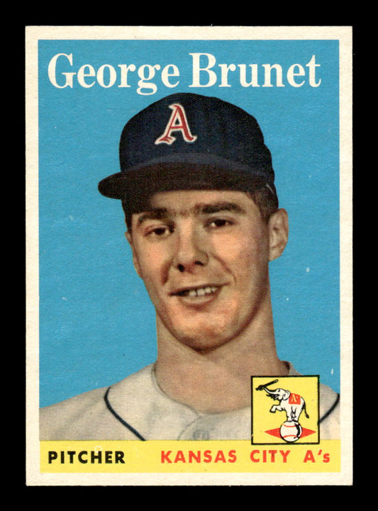 1958 Topps #139 George Brunet Excellent HOF-10005178