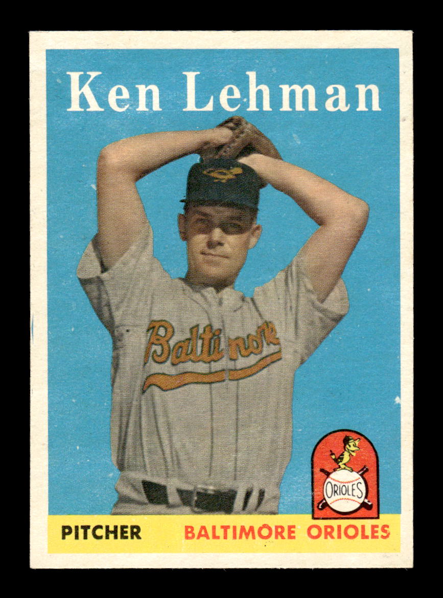 1958 Topps #141 Ken Lehman Excellent HOF-10005181