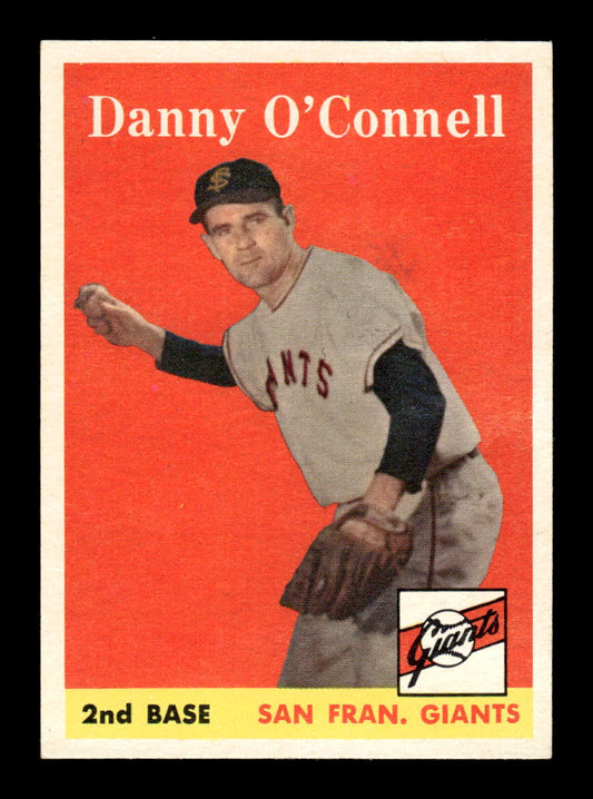 1958 Topps #166 Danny O'Connell Excellent HOF-10005210